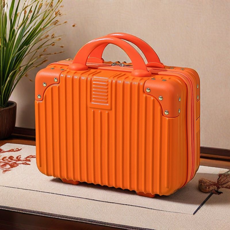 Beauty Makeup Women - 14 Inch Portable Handheld Makeup Suitcase,