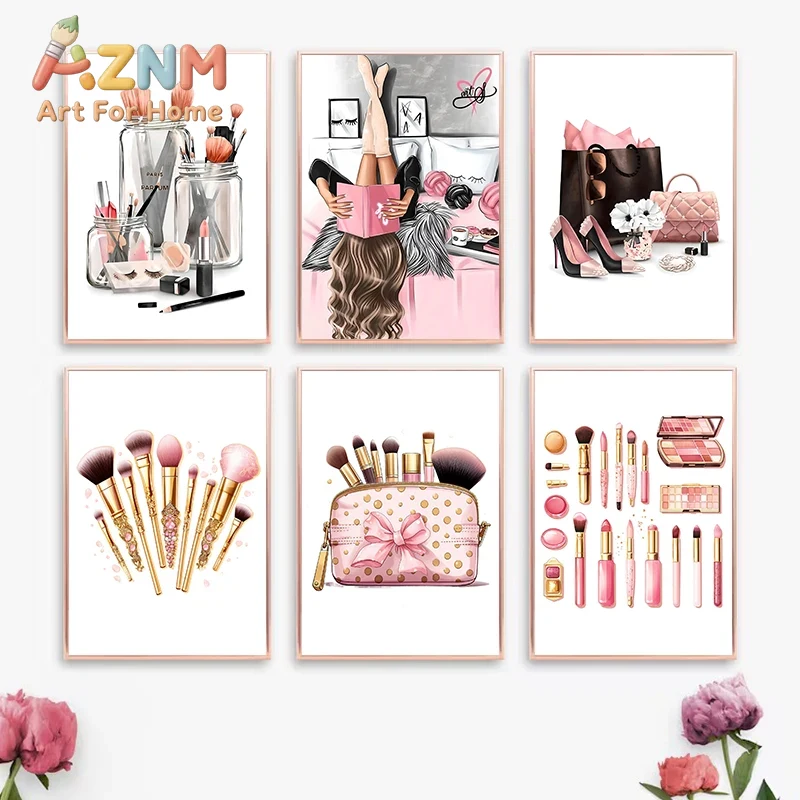 AZNM Fashion Pink Makeup Cosme - Beauty No Makeup review and price